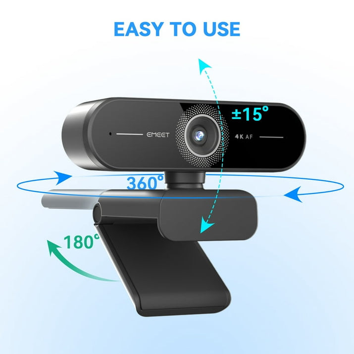 Emeet 4K Webcam 1080P 60FPS